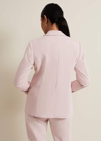 Phase Eight Petite Ulrica Fitted Jackets Rose USA | 8037514-BS